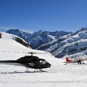 新西蘭冰川著陸滑雪飛機&直升機飛行體驗