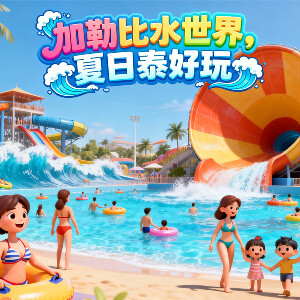 加勒比水世界（暢玩20+水上項目+10+互動遊戲）