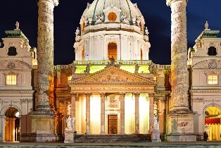 維也納聖查爾斯教堂的維瓦爾第《四季》音樂會門票