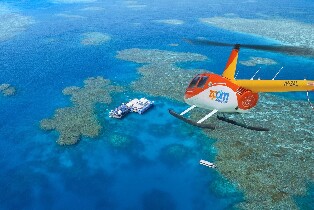 摩爾大堡礁直升機觀光一日遊