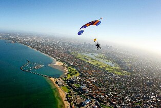 大洋路雙人跳傘