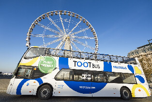 布魯塞爾隨上隨下觀光巴士（Tootbus 提供）