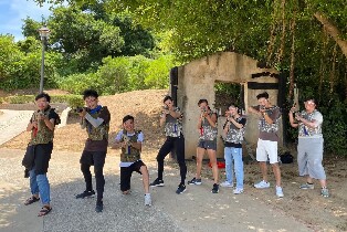 金門烈嶼營區水彈槍射擊體驗