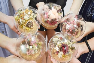 新加坡瑪麗蒙乾燥花球工作坊