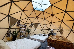 新竹露營｜悠野’s 豪華露營｜奢華雪球帳豪華露營體驗