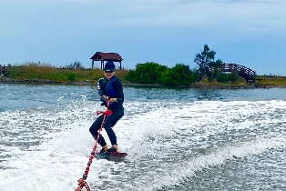 雲林｜三條崙海水浴場｜寬板滑水體驗