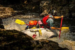 北威爾士蘭格倫體驗白水漂流