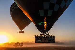 獵人谷熱氣球飛行體驗