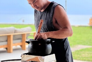 屏東: 小琉球陶鍋手炒豆咖啡 DIY