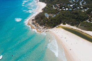 布裏斯班出發| 北斯特拉布魯克島（North Stradbroke Island）