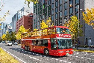 大阪雙層觀光敞篷巴士之旅