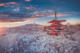 富士山東京或新宿出發全景一日遊