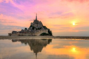 聖米歇爾山與奧馬哈海灘巴黎出發小團一日遊