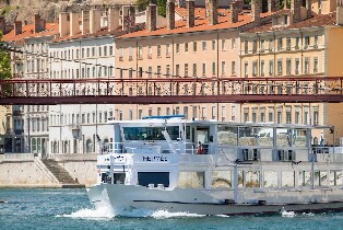 Les Bateaux Lyonnais Hermes II索恩河晚餐遊船巡航