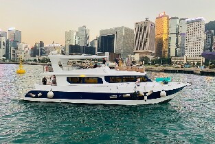 香港西式遊艇出海之旅夜遊維港(連餐飲 夜釣墨魚魷魚團)