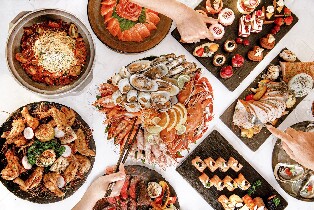 峴港格蘭美爵飯店週五燒烤海鮮自助餐圖片