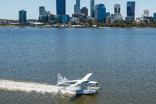 伯斯水上飛機市區觀光飛行體驗