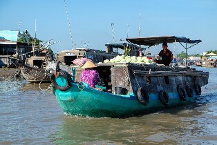 湄公河三角洲水上市場2天1夜導覽遊