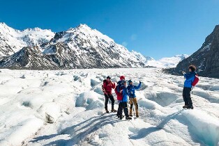 新西蘭庫克山塔斯曼冰川直升機飛行&徒步體驗