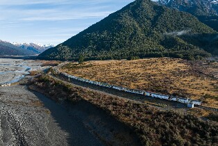 新西蘭阿爾卑斯號高山景觀火車票（基督城-格雷茅斯）