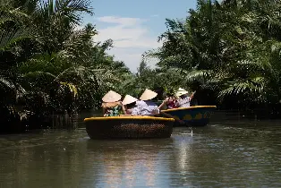 會安水椰林自行車＆簸箕船之旅
