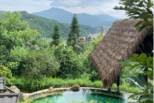 賀州西溪森林溫泉悅泉居酒店私湯客房（2大2小3池溫泉水+自助早餐+無限次露天溫泉+無動力樂園+歡迎水果+安睡酸奶）