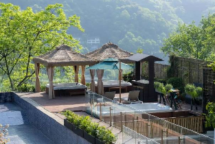 青城山玖陸壹·五柳莊酒店（雙早+溫泉+圍爐煮茶/燒烤/湯鍋+免費高鐵站接送）