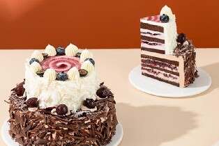 幸福西餅6+4英寸雙層蛋糕（款式3選1）