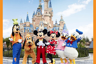 上海迪士尼樂園（2大2小家庭一日票）