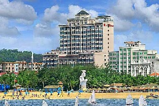 陽江海陵島海之冠大酒店（城景高級房雙早雙人海鮮商務晚餐海景房）