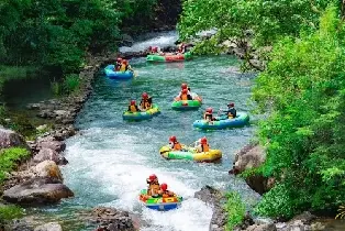 瑞金木魚山青龍峽漂流 全程漂單人票（救生衣+漂流艇+景區接駁車+熱水淋浴+免費停車）