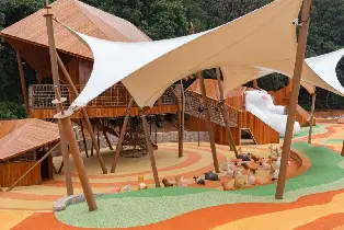 廣州 | 天人山水溪谷營地（熱門房型3選1+雙早+大地藝術園2大1小入園+兩日暢玩手環3條+觀光船+溯溪+週末及節假日室內泳池）