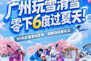 廣州熱雪奇蹟（單人不限時初級道滑雪票 1大1小親子不限時初級道滑雪票）
