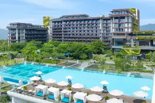 三亞海棠灣陽光壹酒店（園林泳池景觀雙牀房2晚/精選海景房2晚 含自助早餐+雙人晚餐+下午茶/壹面）